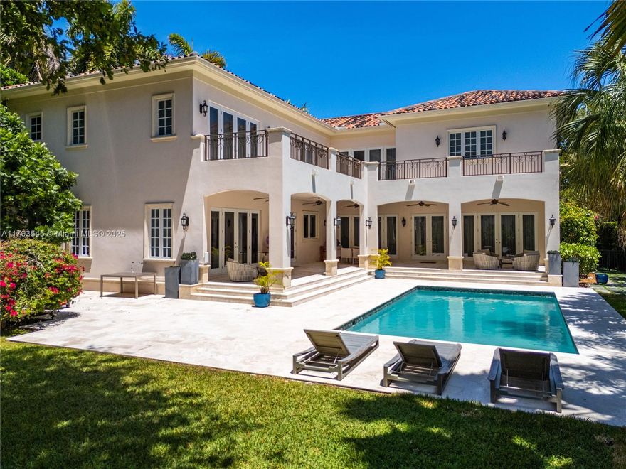 Located in the prestigious, guard-gated community of Cocoplum, this elegant 5-bed, 6.5-bath residence offers timeless luxury and modern comfort on an expansive 18,295 sq ft lot. With over 5,100 sq ft of living space, this home features a grand foyer, marble floors, a gourmet chef’s kitchen, formal living and dining rooms, and a spacious family room. Enjoy seamless indoor-outdoor living with a private backyard oasis, resort-style pool, covered terrace, and lush landscaping. The 3-car garage, impact windows, and proximity to top schools and Coconut Grove complete this exceptional offering.