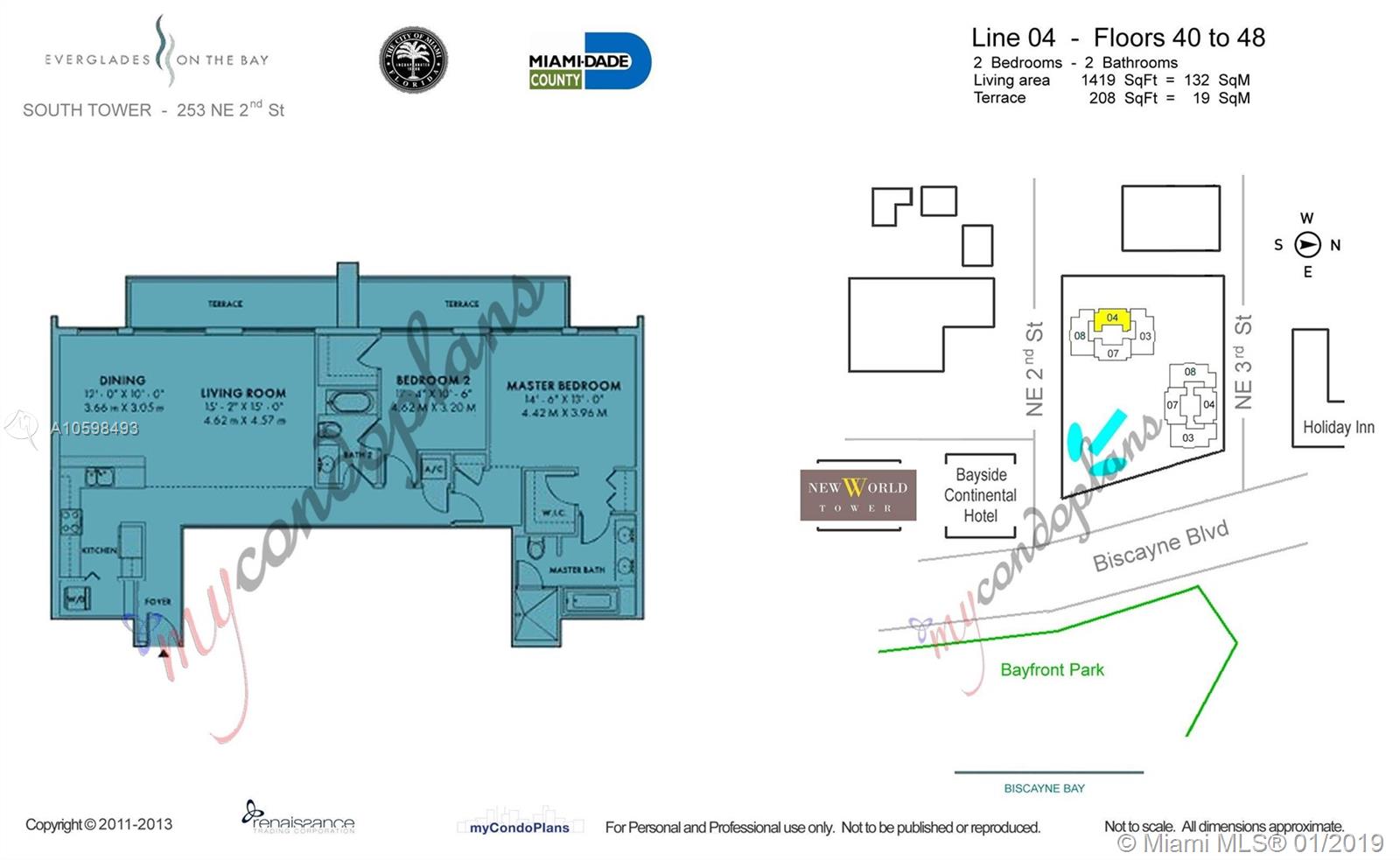VIZCAYNE SOUTH CONDO - Residential Lease
