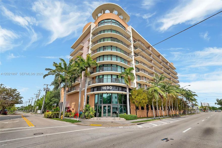 Filled with natural light and impeccably maintained, this 2 Bed / 2 Bath residence offers the perfect combination of comfort, functionality, and location. The open layout features a spacious kitchen with granite countertops, tiled floors throughout, walk-in closets in both bedrooms, and washer/dryer inside the unit. Enjoy peaceful open views of Coral Gables from the private balcony. Includes 2 assigned covered parking spaces plus 1 storage room, a rare convenience. Ideally located near Coral Way, US1, Brickell, the Airport, and more, with building amenities that include a pool, gym, and clubhouse.