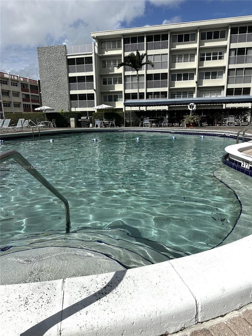 Location, Location, Location! Available unfurnished 1-bedroom, 1.5-bath condo located just across the street from The Village at Gulfstream Park in Hallandale Beach. Close to shopping, dining, and the beach. The unit features stainless steel appliances, and ceramic tile flooring throughout. Plenty of storage and comfortable living areas. 1 parking space included, and gust parking available. The building includes a secured lobby, community laundry facilities. Great amenities to include a large pool, picnic area with BBQ, and clubhouse. 55+ community — at least one resident must be 55 or older.