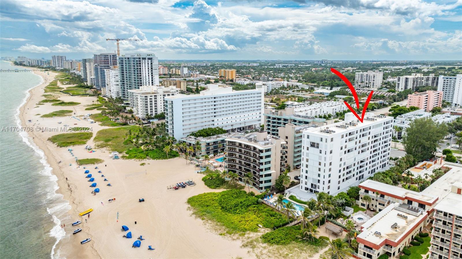 Welcome to 1500 N Ocean Blvd #801, a stunning beachfront condo in Pompano Beach. This luxurious 2-bedroom, 2-bathroom residence offers breathtaking ocean views from every room. Enjoy modern open-concept living with a spacious layout, high-end finishes, and floor-to-ceiling windows that fill the home with natural light. The gourmet kitchen boasts sleek cabinetry, granite countertops, and stainless steel appliances. Relax and unwind on the expansive balcony, taking in the serene coastal scenery. The building has passed its 30-year inspection, with all work completed and fully paid for. Residents enjoy top-notch amenities, including a beachfront pool, fitness center, and private beach access. Close to dining, shopping, and entertainment, this is the ultimate oceanfront living experience.