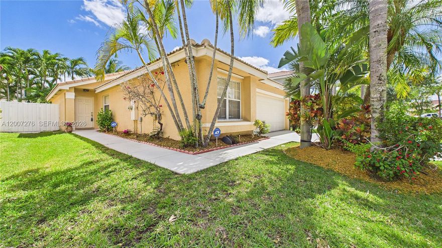 Beautiful 3BD/2BA single-family home in highly sought-after Silver Lakes! This light-filled home features an open layout with tile flooring throughout, updated kitchen with granite countertops, stainless steel appliances, and breakfast bar overlooking the main living areas. Spacious primary suite with walk-in closet. Enjoy a private fenced backyard with paved patio, perfect for relaxing or entertaining. Well-maintained with a 2-car garage and great curb appeal. New A/C (2021). Walking distance to community pool plus access to exclusive Silver Lakes Community Park with resort-style pool, beach area, volleyball, playground, and more. Low inventory area near top-rated A schools, parks, shopping, and major highways. Low HOA paid quarterly.