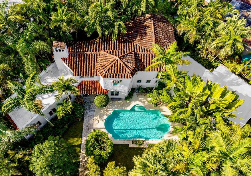 Rarely do you find a 1920's Old Spanish villa with so much of its original charm, character, and architectural detailing intact as in this home which was originally designed by famed architects, Kiehnel & Elliott who have several works on the National Register of Historic Places. The home has mostly been spared the indignity of inappropriate "updating". Located on the park-like Prado, walled & gated with 177 feet of frontage on a low traffic cul-de-sac. Aside from its aesthetic appeal & desirable location, it also offers practicality: Pella impact windows and doors, 4 bedrooms, 3 full baths, maid's room or office with 1/2 bath, 2 car garage, large laundry room, dramatic foyer entry, eat-in kitchen, formal dining room, sparkling pool, 2 fireplaces, 3,030 sq ft. on a 12,209 sq ' lot.