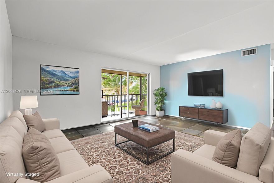 Spacious 2-bedroom, 1-bathroom condo in the desirable Oakland Forest Club community. This well-maintained residence features a screened-in balcony with peaceful garden views. The unit includes a new A/C (2026) and new washer and dryer (2023) in the in-unit laundry room. Residents enjoy access to the clubhouse, pool, and gym, with added security through regular patrols. Offering nearly 1,200 sq ft of well-distributed space, this pet-friendly property is filled with natural light and ample storage throughout. Seller PAID SPECIAL ASSESMENTS, and offers SELLER FINANCING! Excellent location close to I-95, shopping centers, parks, and restaurants. Ideal for owner-occupants or investors seeking long-term value and stable community amenities.
