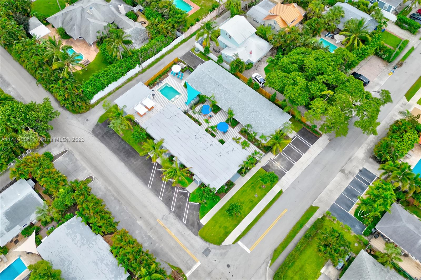 Fully renovated apartment complex located in prestigious Delray Beach. This complex consists of two buildings with nine rental units. All units are fully leased under a master lease. The owner pays property tax and insurance. Renovation included new roof, hurricane impact doors and windows. All new plumbing, new HVAC systems, new electrical panels and appliances. New pool with paver hardscape and landscaping. Resurfaced parking lot. This is an excellent opportunity that you don't want to miss. Located minutes from Downtown Delray, within the free Delray beach ride share, and walking distance to supermarket and drug store. Investors can purchase a fully leased apartment complex with excellent tenant. Master lease tenant is operating with a hotel license for short term rentals.