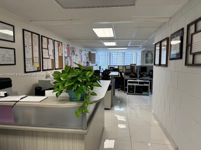 Fabulous 1,000 sq ft, Ready to Move-In Medical Office on the 4th floor in the 747 Ponce De Leon Medical Building in the Heart of Coral Gables! The Office has a private bathroom inside the office, an extra office space that can be rented out for additional income & 3 parking spaces. The building has undergone the 30-Year Recertification. Water, Electricity, & Trash are included in the Monthly.