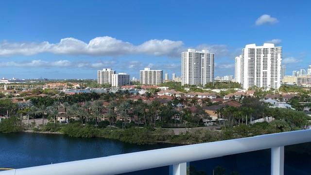 Fantastic new price $259/SF, best price for a corner in high floor. If your buyer is looking for storage this unit, has it all; ample living dining room with floor to ceiling windows and balcony that allows you to enjoy water, city and Turnberry Golf Course; eat in kitchen; the 2 bedrooms are bright with ceiling to floor windows and a balcony in main bedroom with city and water views. Washer and Dryer in unit. Make this unit your own, ready to be update. Waterview Condo is located close to shopping,transportation,schools. Cross the street and you will enjoy the famous Aventura circle to exercise. One of the few buildings in Aventura that allows to rent as soon as you own it. Maintenance amount includes special assessments see Broker Remarks.