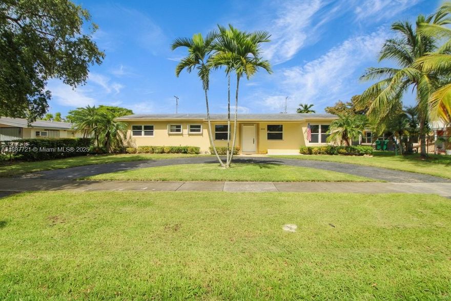 Florida living at its best in Cutler Bay!  This 4 bedroom 2 bath open air pool home has been loved and it shows with its huge breakfast room off from the spacious white kitchen where cabinetry abounds with double ovens. Close by is the private den for some relaxing. A large family room passes out to the covered porch and patio surrounding an inviting free form pool in this private and lush 9000 sq ft lot. Nearby is a 14 x 14 permanent shed to store your lawn and pool equipment. This home features spacious laundry room, accordion shutters, circular driveway. You have no association payments and are located close to US1 with close access to the Florida Turnpike, restaurants abound with Southland Mall within minutes.