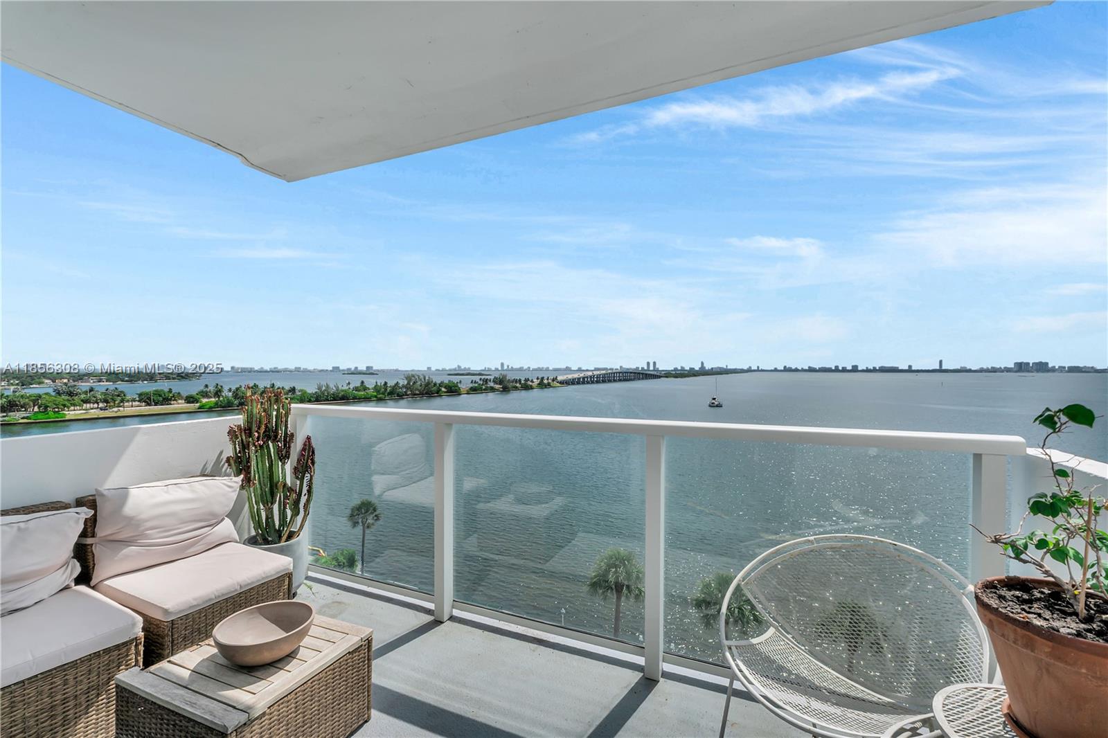 Updated 2BR/2BA residence with breathtaking direct bay views and a private balcony to enjoy stunning sunrises. Corner Unit - Offered fully furnished and turn-key, ready for immediate enjoyment or rental. Open living space with modern finishes, pet-friendly, and rent includes all utilities except electric and internet. Located in a secure, gated community with top amenities like a pool, tennis courts, gym, rec room, private dock on the water and more in vibrant Edgewater—Miami’s fastest-growing neighborhood known for its waterfront parks, trendy dining, boutique shopping, and close proximity to Wynwood, Midtown, and Downtown. Perfect blend of style, comfort, and location.