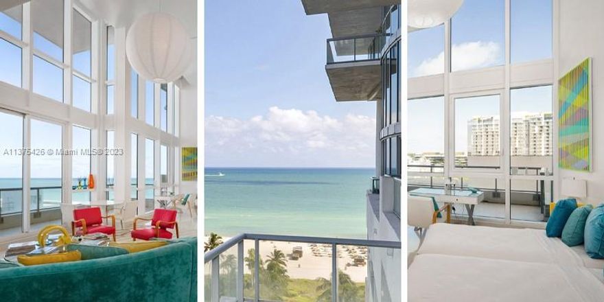 AUCTION BIDDING OPEN: Bidding ends December 14th. Previously Listed $3.8M. Current High Bid $1.5M. No Reserve. Showings Daily By Appt. Miami Beach’s Setai beckons with unrivaled luxury. This five-star icon, soaring 40 stories high, proudly stands as one of Miami’s tallest residential oceanfront escapes, world-renowned amenities, personalized services creating a dreamy resort experience inspired by Asian Art Deco. The designer-finished condo exceeds expectations with 20-foot ceilings, framing the turquoise Atlantic through expansive windows. Timeless elegance graces every corner, featured in Architectural Digest. Bright, inviting spaces, including a kitchen and a wrap-around balcony, rival the allure of the Setai's incredible amenities—3 pools, 2 restaurants, private beach service and more.