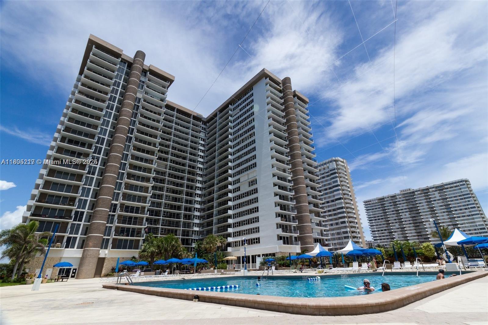 Rental Property at 1965 S Ocean Dr 15A, Hallandale Beach, Broward County, Florida - Bedrooms: 1 
Bathrooms: 1  - $2,000 MO.