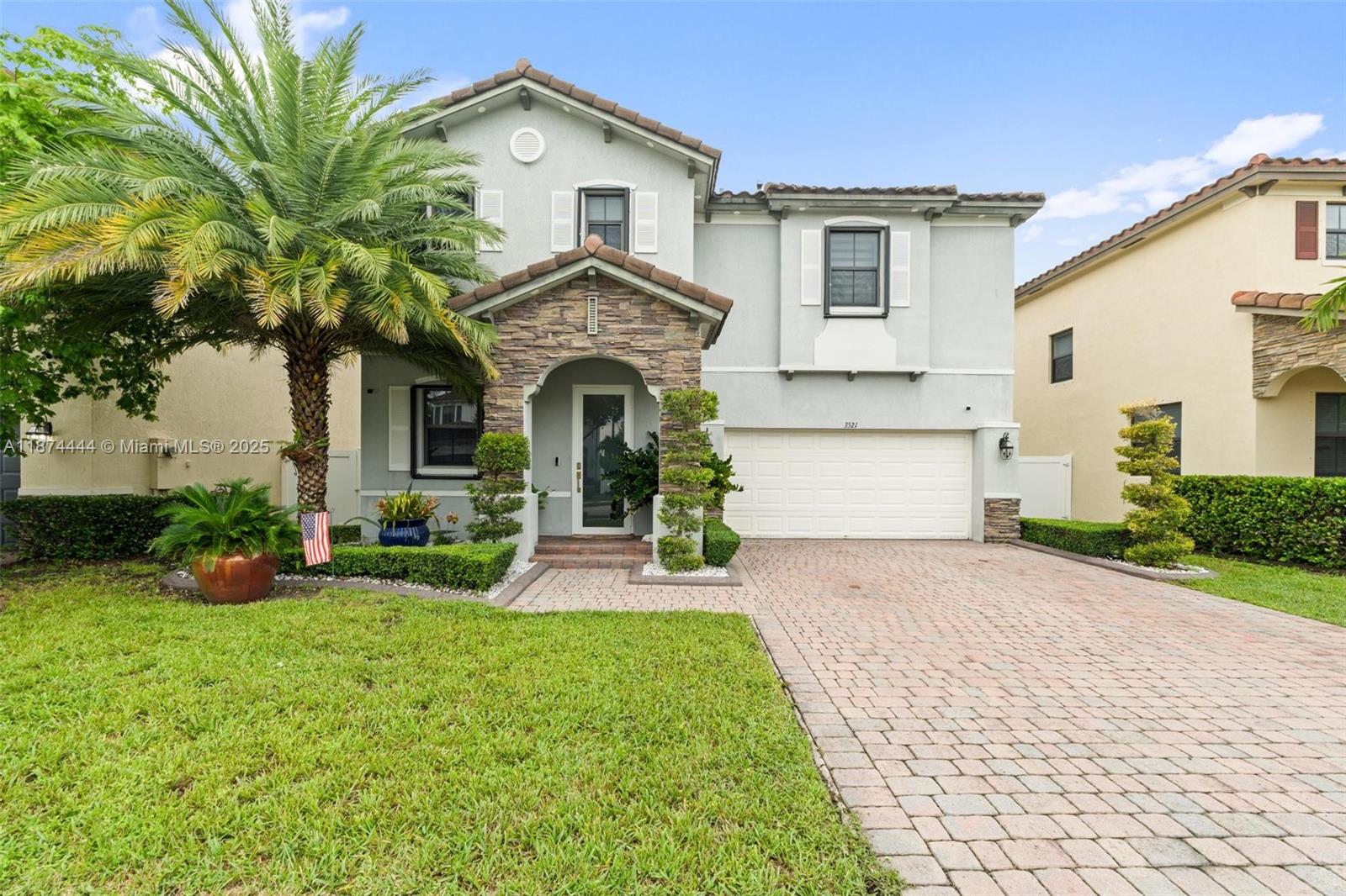 Absolutely stunning 5BR/3BA single-family dream home in the prestigious gated community of Bonterra! This fully remodeled 3,316 sq. ft. residence boasts top-of-the-line finishes, a gourmet kitchen with quartz countertops, upgraded cabinets, and stainless steel appliances. The home features a convenient first-floor bedroom, and a spacious master suite offering a private sanctuary with a custom-designed walk-in closet and a chic, modern bathroom. Additional highlights include accordion shutters and a private backyard oasis with a Tiki Hut and paver patio, perfect for entertaining. Bonterra offers resort-style amenities such as a clubhouse, pool, gym, and tennis courts. Ideally located near top-rated schools, shopping, and major highways ••• This home has everything you could ask for •••