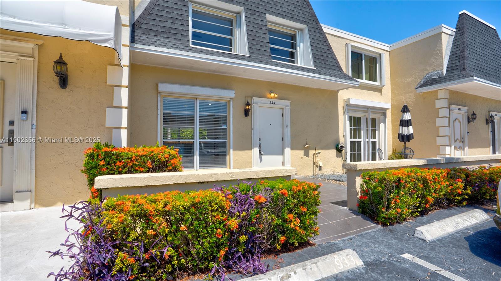 Experience the perfect blend of luxury and convenience in this completely renovated 3/2.5 townhouse located in a prime area. Bright and inviting, this home is move-in ready, showcasing exquisite ceramic flooring and a wide-open floor plan. The spacious master bedroom features a walk-in closet. Step outside to your oversized private patio, leading directly to a beautiful park equipped with walking paths, a children’s playground, a dog park, workout stations, and a basketball court. You'll enjoy access to fantastic community amenities, including a heated pool, sauna, clubhouse with kitchen facilities, & tennis courts. Designated parking spots right in front of your unit. This is the home you've been waiting for. New Roof. Short distance to beach, Aventura Mall, Gulfstream Park, & Casino.