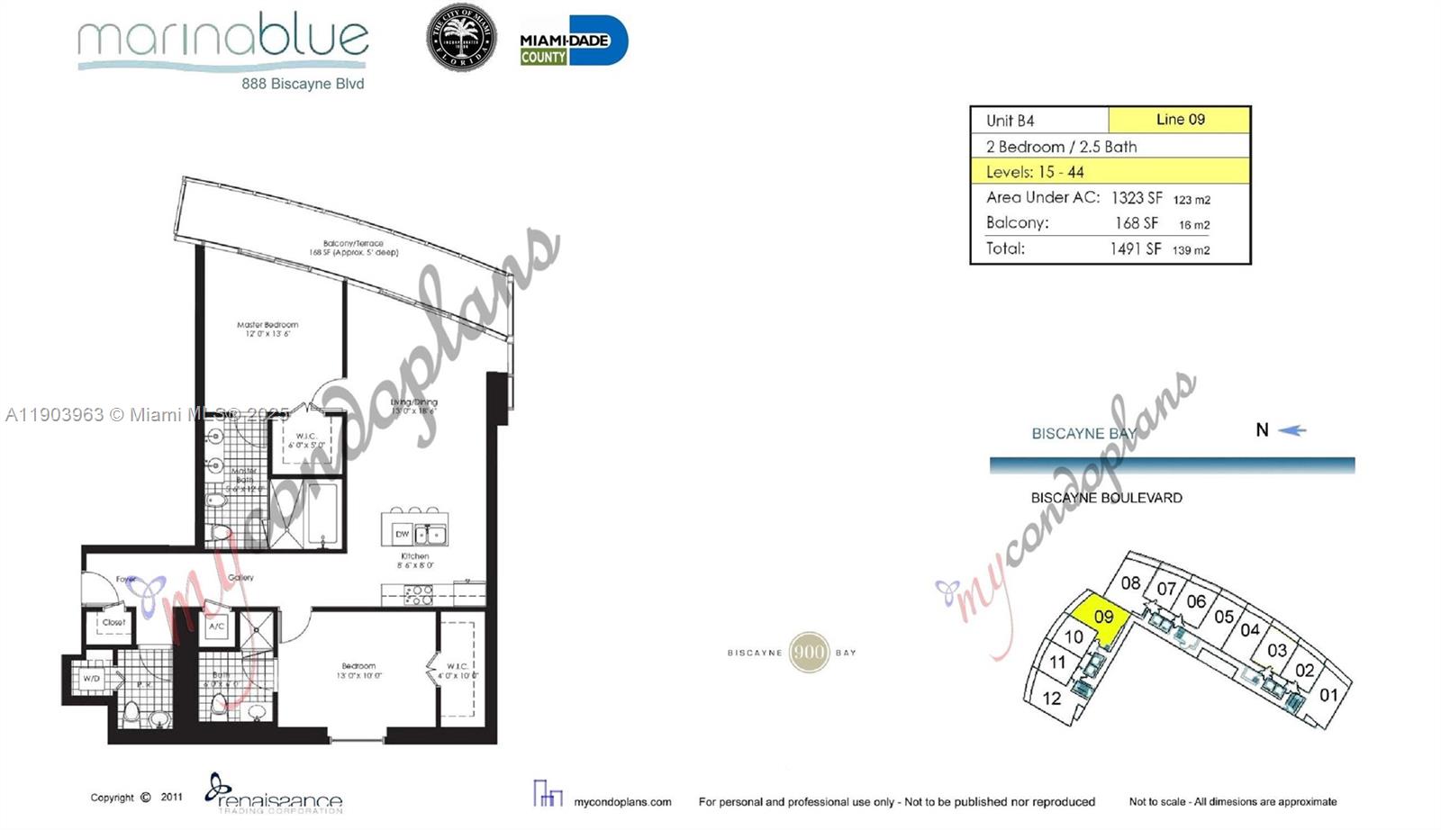 MARINABLUE CONDO - Residential Lease