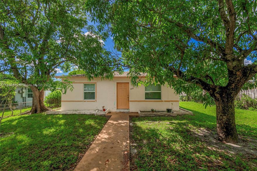Rare opportunity to own a single family home for the price of a condo, with no HOA. This 2 bed, 1 bath home features impact windows, newer roof, and abundant natural light. Spacious backyard with mango tree offers room to expand. Property includes a laundry room with washer/dryer hookups. Located in North Miami, an area with strong appreciation and growth potential. Great condition and move- in ready. Make this home yours today.