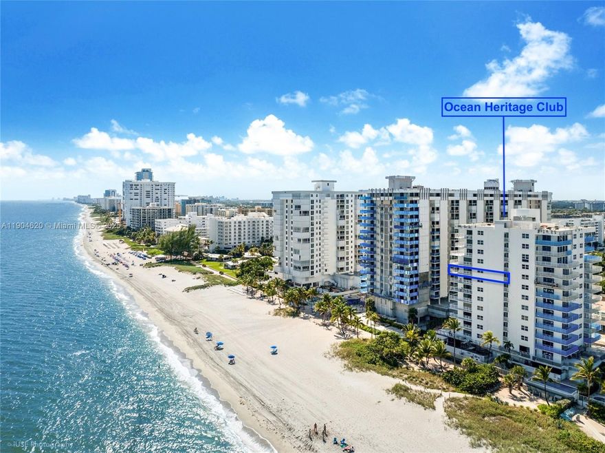If coastal living is what you're looking for then look no further.  This Spacious, Corner Unit,  2 Bedroom/w/2 ensuite Baths, a wrap around balcony  and is nestled between scenic Briny Ave and the beach, with unobstructed ocean views north to the Pompano Beach Jetty and the Hillsboro Lighthouse,  and south to the watch ships and so many sea vessels  coming and going from Port Everglades.  A Stainless steel kitchen adorns updated  space yielding an open feeling throughout.  Washer/Dryer in unit, Current restoration assessment fully paid by the Seller.