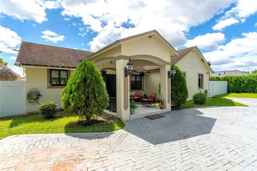 Step into your private Miami retreat! This home sits on a spacious 8,454 sq ft lot and features a sparkling pool and an outdoor kitchen ready for your finishing touches—perfect for summer BBQs and gatherings with family and friends. The cozy efficiency unit offers flexibility for guests, a home office, or creative space (buyers should verify permits). With room to play, relax, and entertain, and a location close to shopping, dining, and easy access to major roads, this home is ready to welcome its next chapter—could it be yours?