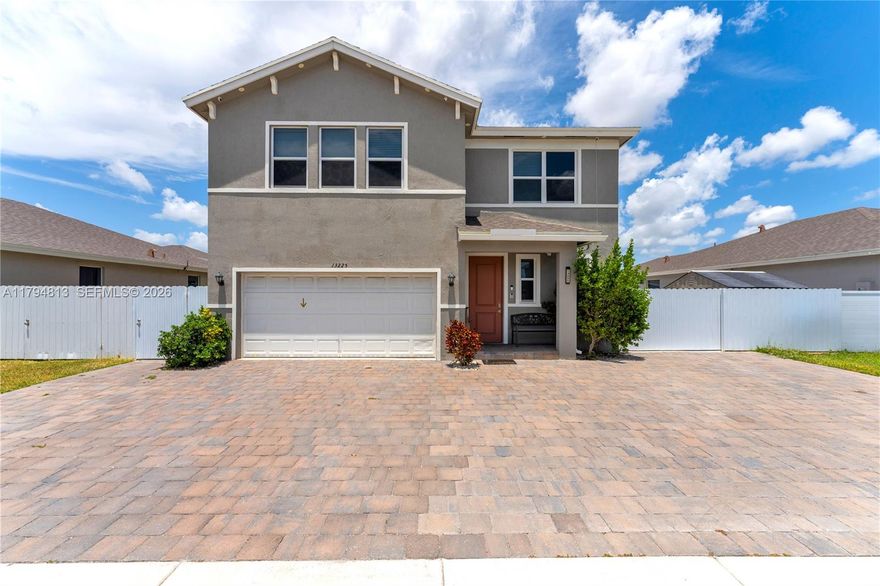 Welcome to this exceptional property, ideally located just across from the Amazon Distribution Center. This spacious 4/3/1 home features an open-concept layout, modern granite countertops, and stainless steel appliances, all set on a large 6,021 sqft lot with NO ASSOCIATION.This home presents an excellent opportunity for both homeowners and investors. The property includes a legal 1-bedroom apartment as per the original plans and a garage currently converted into a studio.These 2 units offer outstanding potential to help offset mortgage expenses or extra-income. The outdoor space provides room for a pool, a wide gated entrance to a fully fenced backyard perfect for parking a boat and RV and an oversized driveway with capacity for 6-8 vehicles