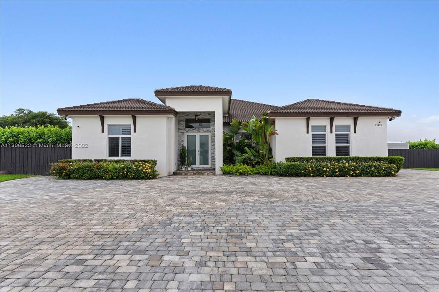 You’ll love this huge property! Spectacular home with 5 beds/ 3 baths with resort style backyard- pool! Gated and fenced. The interior features an open lay out living area, freshly painted in white and sophisticated inside. Tile floors, beautiful family area and kitchen with center island, modern hanging lighting and stainless steel appliances. Large bedrooms, the master bath includes a shower, tub and walk-in closet. Huge backyard, there’s an open patio for outside dining and a built- in bbq grill. The pool has umbrellas and sunbathing beds. The basketball court, gym floorings and kids playground are negotiable.Come and check this property. You will surely love the quiet neighborhood. NO HOA!