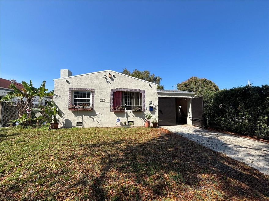 Beautifully remodeled 2-bedroom, 1-bath residence offers comfort, privacy, and modern upgrades in a prime Miami location. Property Features: 2 spacious bedrooms. 1 fully updated bathroom. Private garage + gated parking. An electric gate for added security, enhanced by Alarm and Security Cameras.  Private patio – perfect for relaxing or entertaining. Completely remodeled interior with modern finishes. Central A/C. Updated kitchen with sleek cabinetry and appliances. Location Perks: Centrally located with easy access to Wynwood, Design District, Downtown Miami, and major highways. Close to shopping, dining, and entertainment.