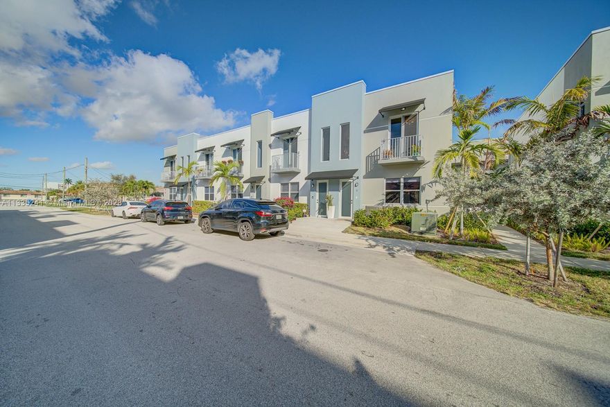 Last chance to get a brand new Chelsea Too model in Urbn Village on 5th Avenue! We are offering the final unit that was held back by the Developer. This corner is unit is loaded with upgrades, comes w/ ceramic floors on the 1st floor & vinyl floors upstairs, hurricane impact windows & doors w/ privacy shades. Designer kitchen w/ custom cabinetry, white quartz counters, Whirlpool stainless appliances & center island. Oversized 2 car garage. Huge bedrooms w/ custom California style closet, tall doorways & a balcony off the 2nd bedroom. Primary bathroom has a 2 person shower & dual sinks, tub in 2nd bathroom. Full size front load washer & dryer. 2 pets, 40lbs each, onsite dog park, large heated swimming pool. Located east of Andrews Ave, mins from Wilton Drive, the Beaches, & nightlife.