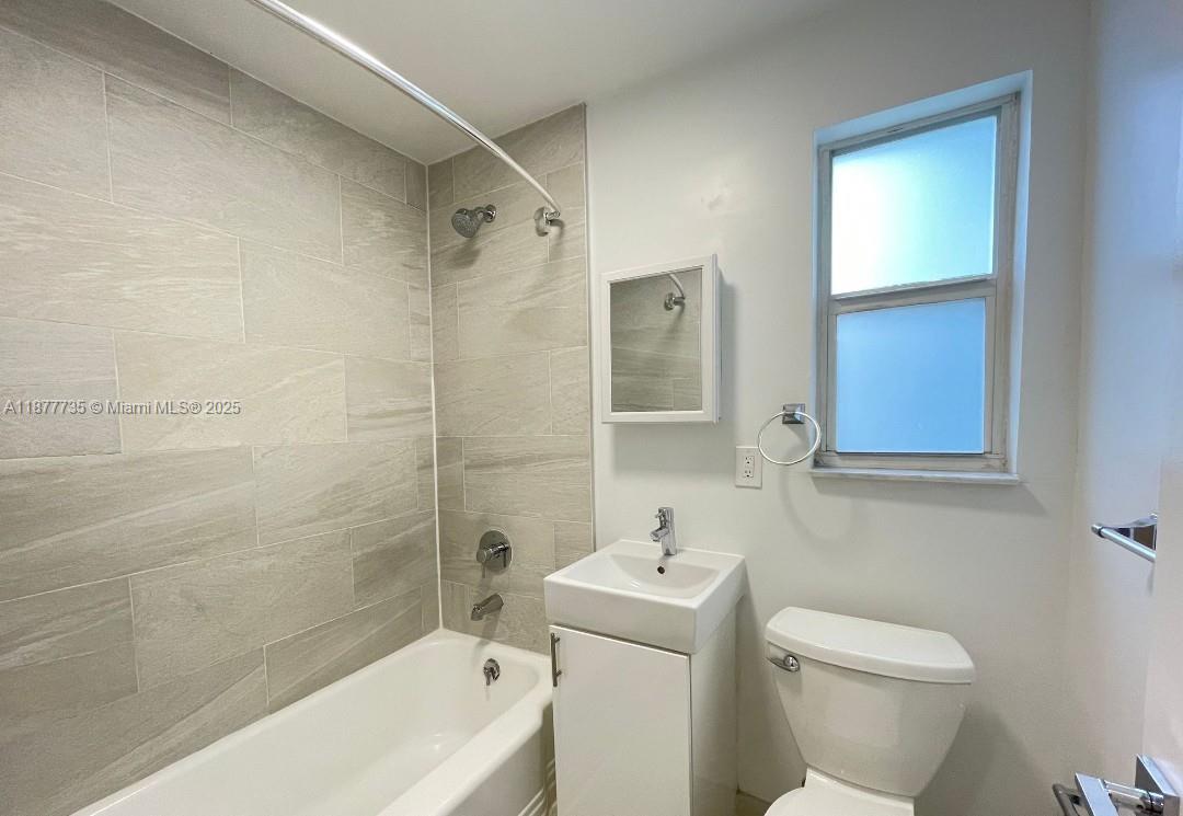 This property features unique architecture by L. Murray Dixon, one of the most prolific architects practicing in Miami Beach in the late 30’s and early 40’s.
This large studio apartment on the first floor is a corner unit with a fully-renovated kitchen and bathroom, providing contemporary finishes while maintaining the timeless Art Deco aesthetic. The living room is open with high ceilings. With stunning hardwood floors throughout, this light-filled home offers a perfect blend of classic style and modern convenience.
