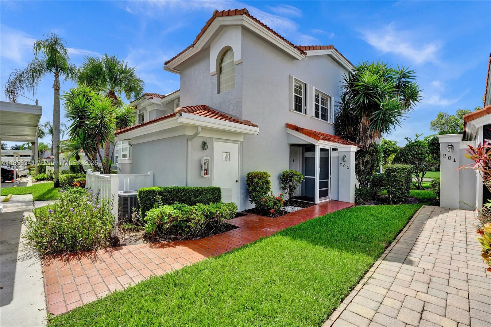 Beautifully renovated 2BR/2BA coach home in Palm Isles’ active adult community. Light-filled 2nd floor with vaulted ceilings, recessed lighting, and an open layout—perfect for family dinners, card games, or friendship time with neighbors. $100K in upgrades: marble-look vinyl flooring throughout (including patio), premium real wood stairs ($7K), soft-close kitchen drawers, marble countertops, stainless appliances, and new Accordion shutters. Brand-new A/C for comfort. Screened patio offers serene lake views. Elevator access for convenience. Palm Isles offers pools, fitness center, tennis, full service restaurant, social clubs, and a full calendar of activities—making it easy to meet friends, stay active, and enjoy the best of 55+ living year-round.