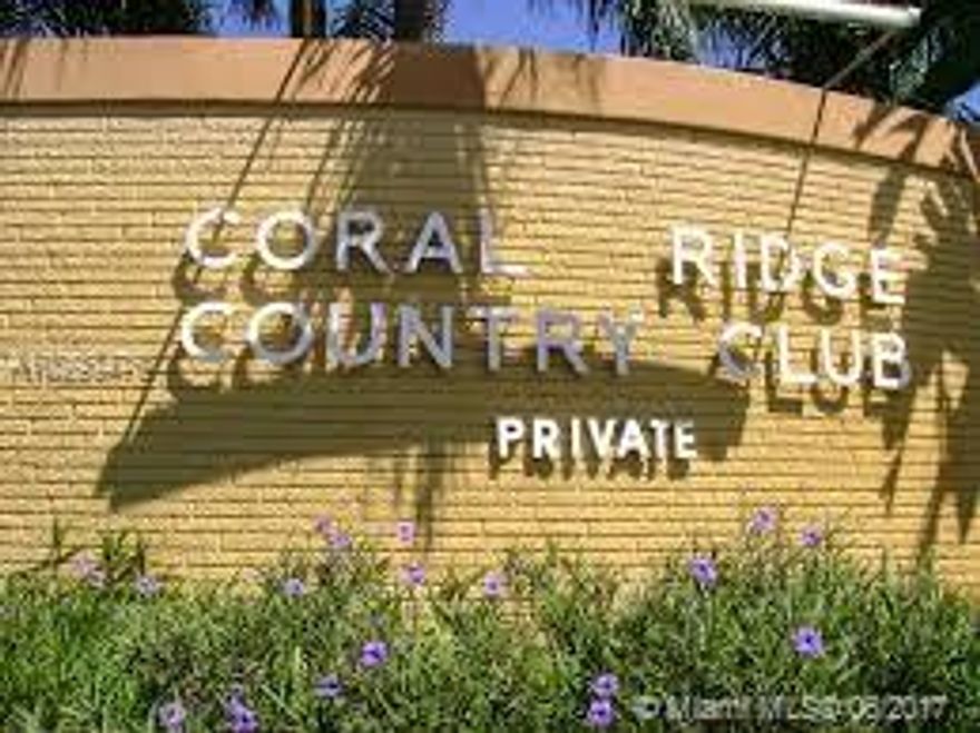 GREAT LOCATION! 5 minutes  from the beach, restaurants, banks and shopping mall, in a calm and green area, in the heart of Coral Ridge Country club neighborhood: ALL RENOVATED and FRESHLY REPAINTED BUILDING WITH ONLY  8 UNITS TO SHARE A PRIVATE MAINTAINED POOL, 850 SQFT for a SPACIOUS ONE BED/1BATH, UNFURNISHED, HURRICANE IMPACT WINDOWS, ALL NEW APPLIANCES, CLOSETS, BEAUTIFUL KITCHEN, GRANIT COUNTER TOP, 2 PKING SPOTS, Dunkin'Donuts, Starbucks, Subway and Chipotle are across the street. MUST SEE! NO PET, even small ones