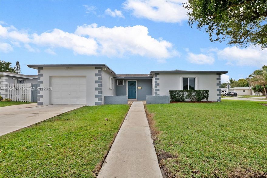 Welcome to this spacious 4-bedroom home on a fully fenced corner lot! Enjoy Florida living with a screened-in pool, one-car garage, and extra storage shed. Tile flooring throughout with no carpet.  Accordion shutters, plus an updated kitchen and bathrooms.  Conveniently located close to major highways, schools, shopping, and dining—plus no HOA to limit your lifestyle.