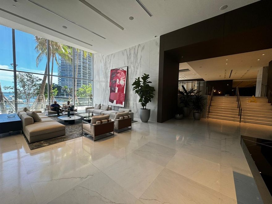 Step into luxury in this exquisite 1-bedroom, 1.5-bath residence on the 18 floor of the brand-new Aston Martin Residences. With breathtaking south-facing views of the bay, Brickell Key, and the ocean, this stunning home features elegant Thassos marble floors and a high-end Bulthaup kitchen equipped with top-notch Gaggenau appliances. Enjoy a spacious living area that opens to a beautiful terrace, perfect for relaxing or entertaining. The master suite offers a lavish en-suite bath and generous walk-in closets for ample storage. Residents can access over 42,000 square feet of world-class amenities including a state-of-the-art fitness center, soothing spa, and luxurious pools. Experience the pinnacle of Miami living.
Unit is rented in $6,500 until march 2026