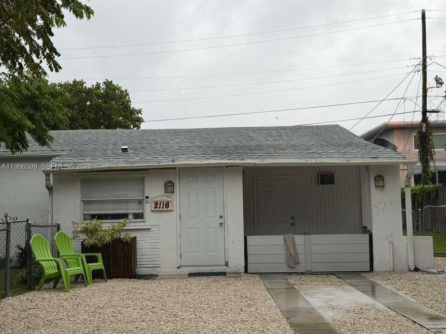Investor opportunity! 3/2 SFH on 5,007 SF lot with new DH-3 zoning (High-Intensity Mixed-Use). Build up to 10 stories/140 ft. Walk to Young Circle, close to beach/airport/highways. Area growing fast. Currently rented for $3,200/month. Rare development potential.