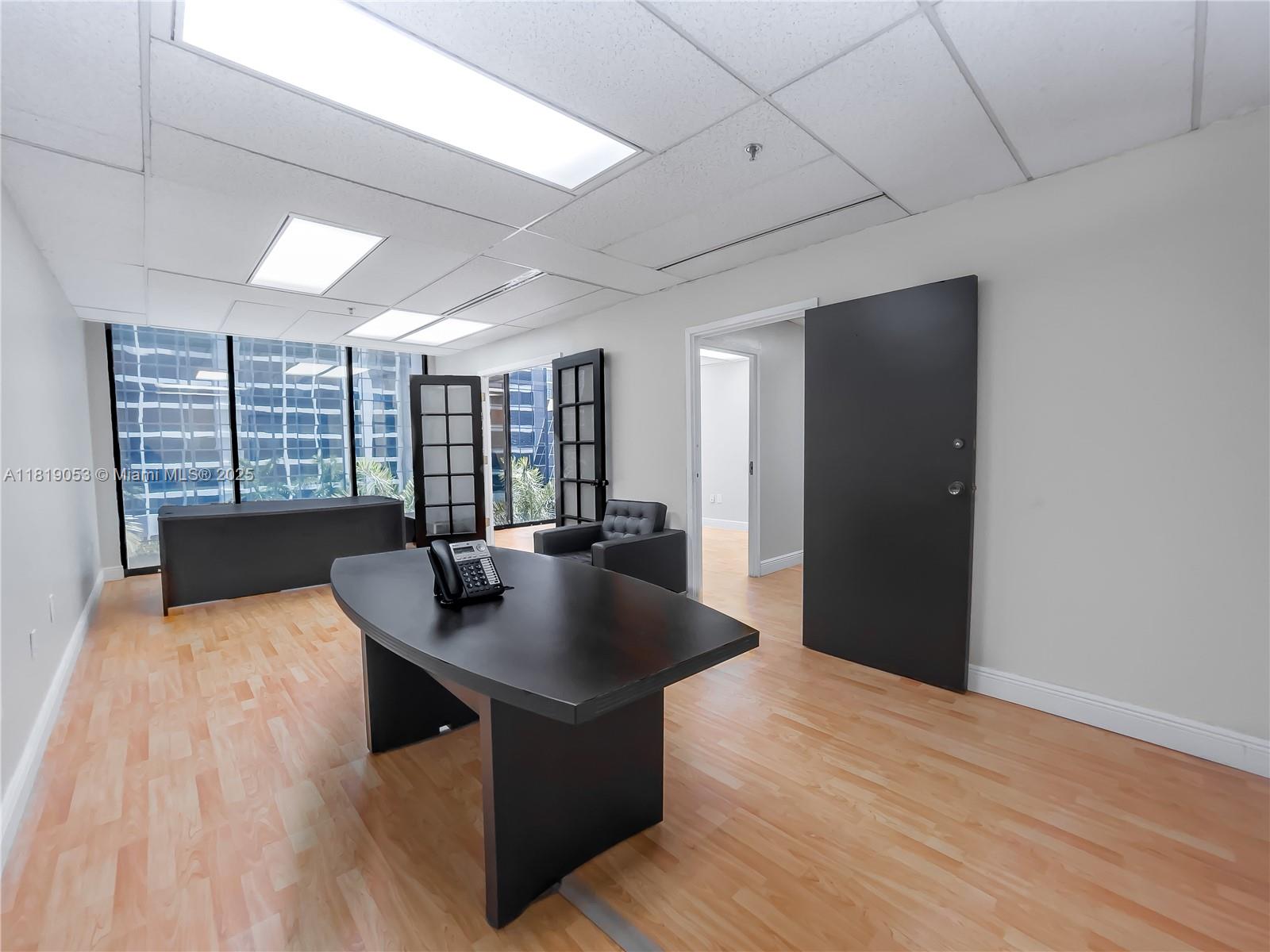 Located in the heart of Miami’s financial district, this furnished executive office offers a prestigious Brickell address with city views and abundant natural light. The space includes two private offices, a conference room, reception area, and storage room—ideal for a professional team seeking both comfort and functionality.
The building is undergoing stylish renovations to enhance its image. Conveniently across from the JW Marriott, one block from the Conrad Hotel, and two blocks from the Four Seasons, with easy access to the Metromover, Metrorail, restaurants, and shops.
One parking space is included, with additional parking available for rent.
Position your business in one of Miami’s most dynamic neighborhoods.