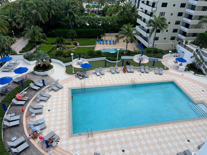 Look no further, you found this jewel, just new on the market,  completely renovated, polished floors, freshly painted, brand new everything:  furniture, mattresses,  A/C, window shades, lighting. Best Corner unit closest to the ocean possible, direct ocean views from private balcony, all windows look at water, pool and beach.  Spectacular location, walk to Lincoln Mall shops, restaurants and entertainment. Apartment comes with 2 parking spaces. All utilities included in the rent, high speed internet, digital cable, TVs in every room.  Short term, prices vary according to the season and length of staying. 14% taxes apply. Please call listing agent now for an exclusive showing and more information.  Jacuzzi, Gym, Pool.Amazing place, for an amazing stay!