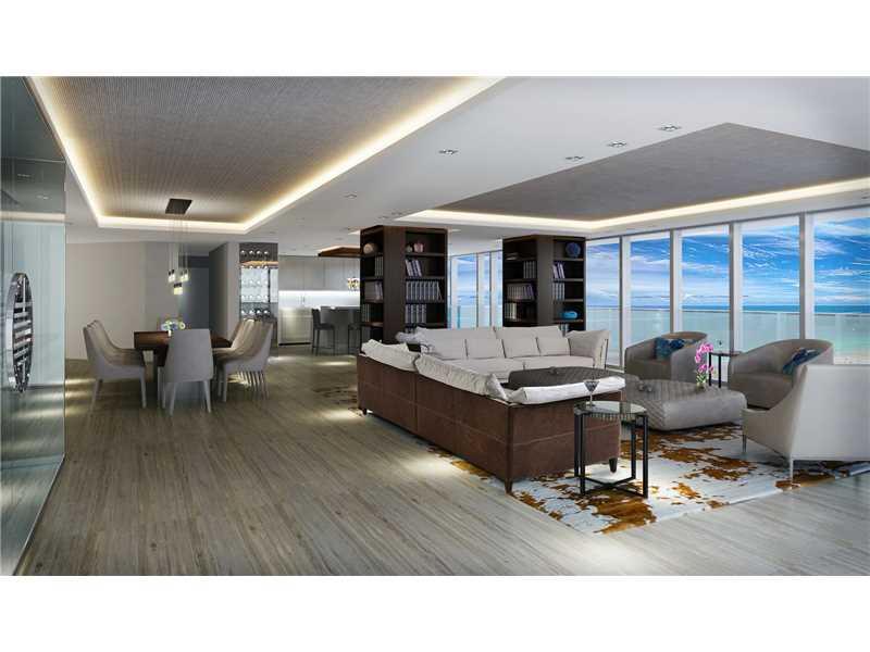 Newly redesigned SE corner flagship in prestigious Il Villaggio. This residence encompasses 3 combined residences and is 5BR/5.5BA + office & a sprawling 5,750 sf with endless unobstructed ocean, park & city views. Accessed by 3 private elevators & has 5 terraces, 2 kitchens, family room + wine storage & state of the art movie theatre. The sumptuous master suite includes a large sitting room & fabulous bath w/ oceanfront wet room & soaking tub. Offered fully furnished & finished complete with bedding.