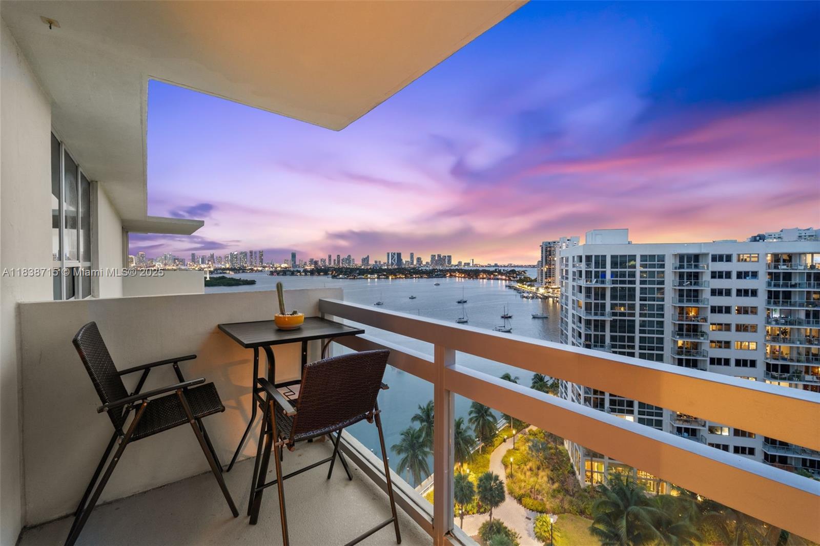 Wake up to bay breezes and skyline views from this stylish 1-bed, 1-bath residence at Flamingo South Beach. Spanning 728 SF with elegant travertine floors, this updated condo blends comfort and convenience in the heart of South Beach. Step onto your private balcony and soak in sweeping water and city vistas—sunsets over the bay and twinkling skyline lights included. Resort-style amenities include two bayfront pools with cabana rentals, a newly renovated garden courtyard with local art, tranquil lounge areas, a state-of-the-art fitness center, salon, and on-site market. Valet parking available for guests. Enjoy waterfront dining at Flamingo Point’s vibrant retail hub, with smoothie bowls from Pura Vida or wine and small plates at Margot Bar & Bistro just steps from your door.