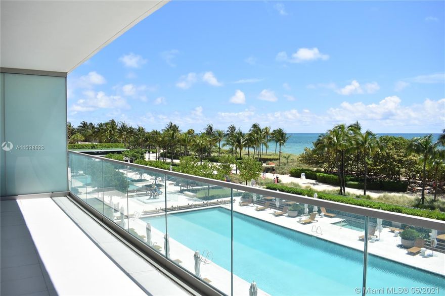 Ocean front corner unit with 2 beds, 2 1/2 Baths at the beautiful & desirable Oceana Bal Harbour. As you open the windows to your wrap-around terrace you will be immediately connected to the vibrance of the Ocean, sound of the waves and the beauty of the palm trees right in front of you. Oceana with 4.8 acres of land accommodates many amenities such as 2 tennis clay courts, 2 swimming pools, private restaurant, cabanas, movie theater, 5-star spa and gym facilities and lots of art throughout the property. The prized Jeff Koons’ Pluto and Proserpina, a stainless-steel sculpture that stands over 10 feet tall and Ballerina right between the 2 pools are the jewels of Oceana. When people come, they just fall in love with Oceana. This unit is currently tenant occupied. Call or text for more info.