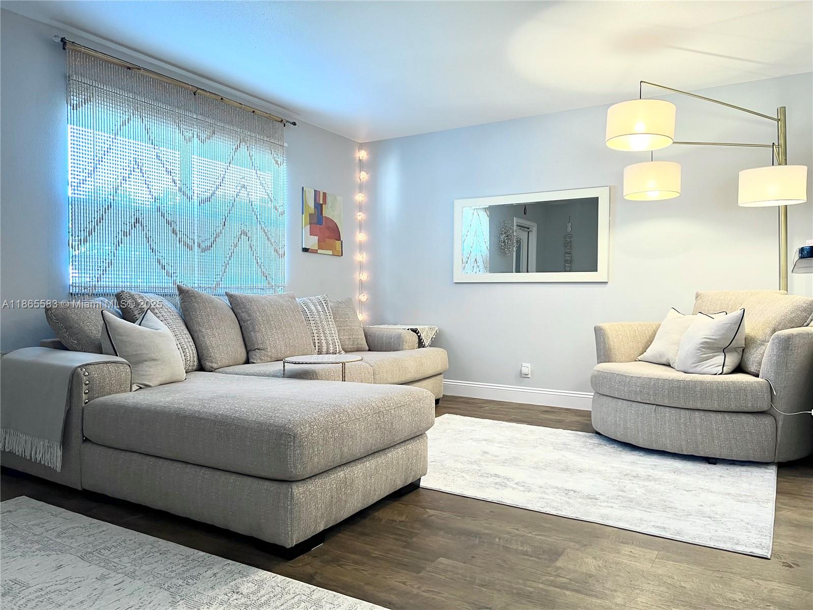 TOTALLY UPDATED spacious condo with an enclosed patio and garden views, tastefully furnished, sleeps up to 6 people (Queen bed in the master), you will be impressed the moment you enter the unit! Building is minutes from the club house. 2nd floor but close to the elevator. Kings Point is a active 55+ community boasting state of the arts club house, pools, cafes, tennis courts, free community shuttle and bus service. 15 min to the beach, near shopping and hospital.