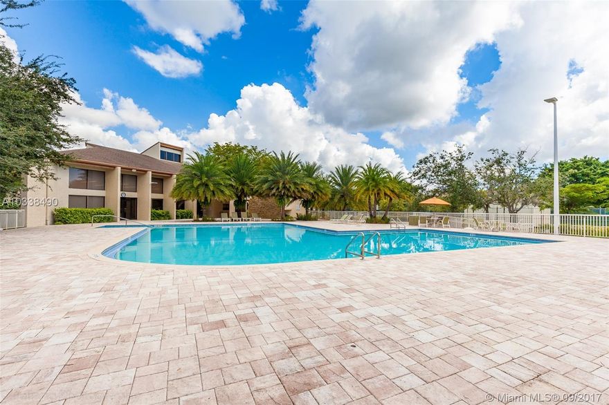 Great 2/2.5 that really serves as a 3/2.5.  If you have an extended family or need an extra space for a bedroom or for an office, this is the unit for you!  Come see all the amenities that this community offers and the spaciousness of this unit that is over 1400 SQFT and privately hidden within the community.