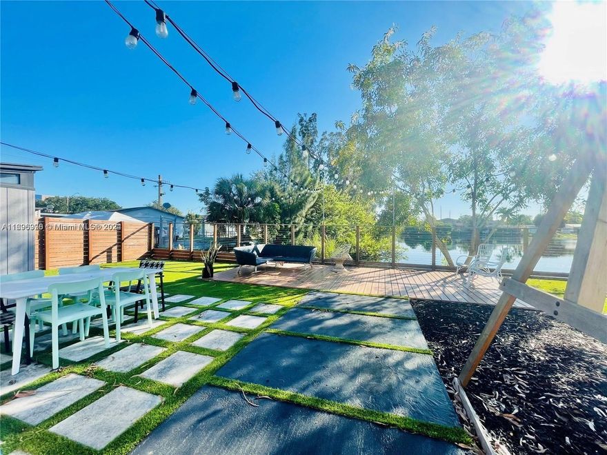 Fully remodeled 3/2 with lake view featuring primary w/ private bath and walk-in closet. Terrazzo floor refinish & 2 bth renovation in 2020. Updated kitchen with high quality cabinets, quartz countertop, and ss appliances. Central AC & heating system with Nest thermostat, recessed lights, hurricane impact doors & windows and new landscaping. Unique & private backyard, closed in by a beautiful wood fence. Outdoor area comes w/ large deck, concrete pavers, play area for children & Storage shed is also included. On top of everything, home is in an excellent location! Minutes away from the beach, FLL airport, Dania Beach Casino, & major Dania Pointe shopping/dining/entertainment.