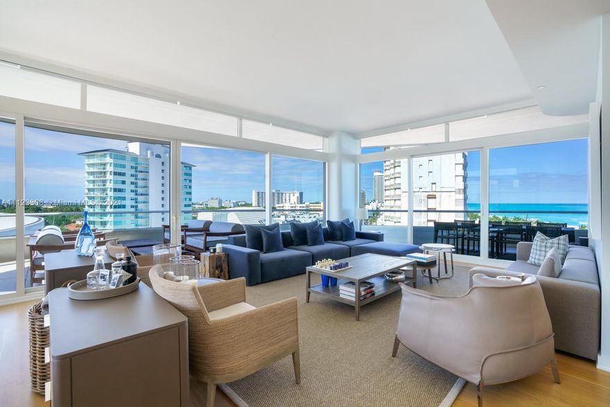 Designed by Foster + Partners, Faena House is a luxury boutique building offering a vision of true indoor/outdoor living with breathtaking panoramic views from ocean to bay. Exquisitely designed, this 2 bed / 2.5 bath residence boasts 2,238 Int SF, expansive wraparound terraces with 1,190 Ext SF, wood flooring, Molteni Kitchen with Miele appliances, Permastelissa bathrooms, Poliform closets and motorized blinds. Live the life of luxury with the 5 star, #1 rated hotel in Miami, The Faena, which provides hotel services and amenities right to your door.