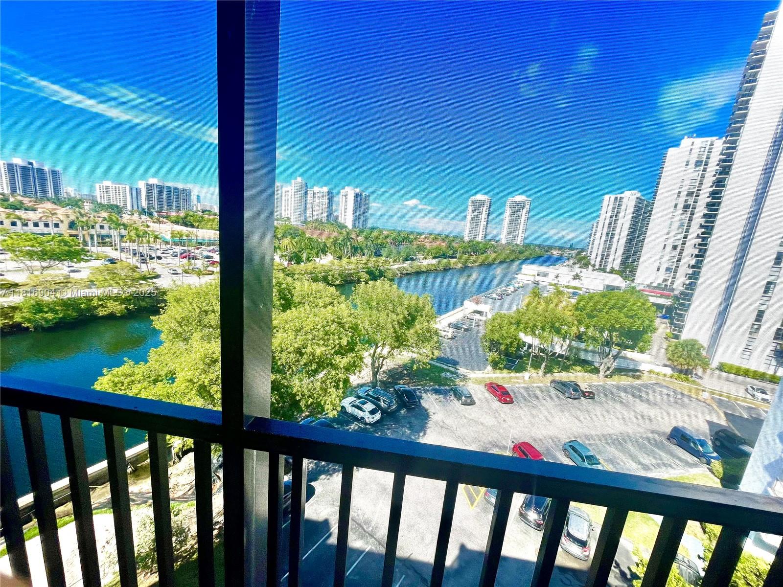 ATTENTION INVESTORS:TENANTS IN PLACE TILL August 19,2025! Best location on the Circle in Aventura.1bed/1bath renovated from A to Z, porcelain floors, bright and light unit. Enjoy the screened balcony with green relaxing views from the 8th floor. Amenities under renovation but include pool, BBQ grills, clubhouse, gym, library. Less than 10 minutes to the beach. A 3.5-mile jogging Circle, city bus, shopping, entertainment, and places of worship, kosher supermarket, etc. HOA includes basic cable, internet, and hot water. Minutes from Aventura Mall, Gulfstream Park, Aventura Hospital, fine dining, and 2 international airports. As is!