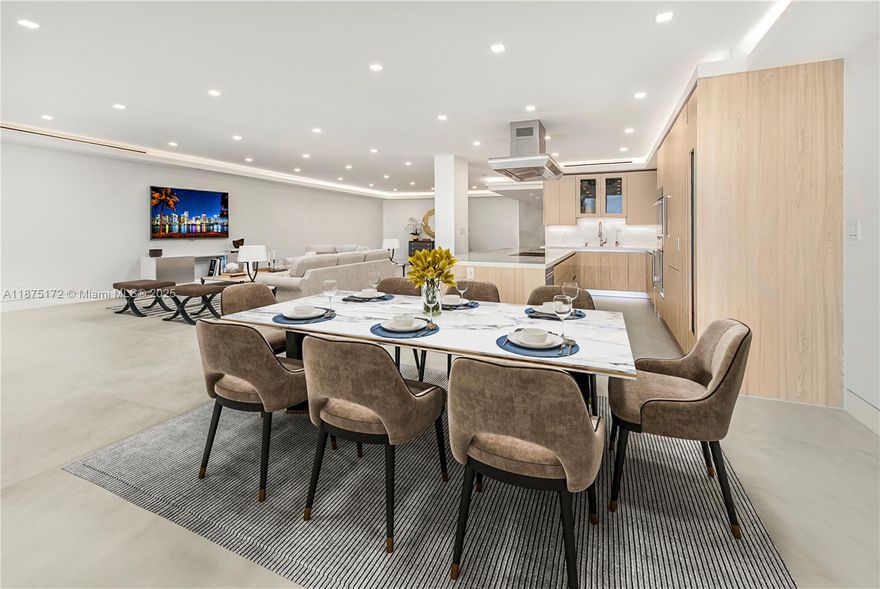 Step into this tastefully renovated 3BR / 3.5BA residence with top-of-the-line finishes. Features include a spacious den, two private balconies, full laundry room, and sleek 4’x4’ matte porcelain flooring throughout. Designer upgrades include dropped ceilings with linear vents, Italian doors and hardware, a European gourmet kitchen, and all new appliances.

Enjoy the convenience of 2 deeded parking spaces and a large storage unit.

Resort-style amenities include 2 fitness centers, 2 pools, 3 tennis courts, pickleball, spa with sauna & steam, children’s playroom, social lounge, café, gated entry, 24-hr concierge, and valet for guests.