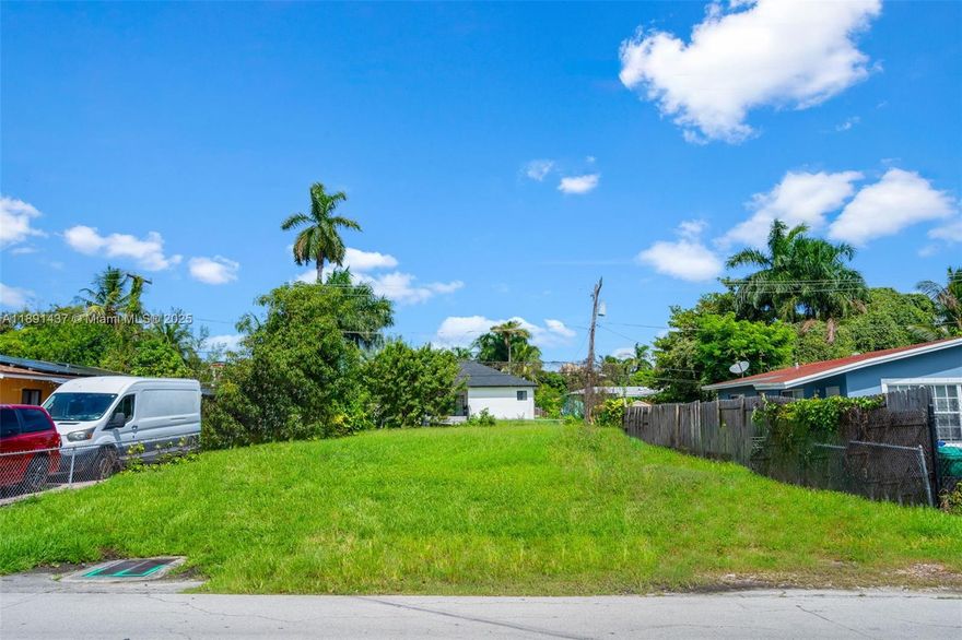 Build your dream home on this 5,000 sq ft cleared residential lot located in the heart of Miami. Nestled on a quiet street just minutes from Biscayne Boulevard, this prime location offers convenient access to shopping, dining, schools, and major highways. The lot is ready to build with utilities nearby, surrounded by established homes and new construction. Don’t miss this opportunity to create your own modern retreat in one of Miami’s most accessible and growing neighborhoods.