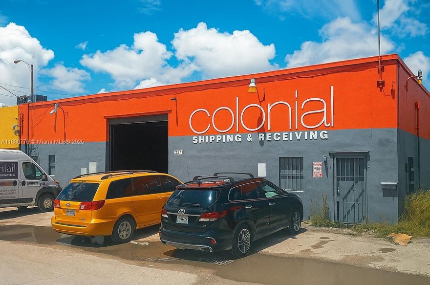 Prime industrial property on 37th Avenue in Hialeah, located in a rapidly revitalizing Opportunity Zone with road and utility upgrades underway. The 16-ft-high concrete building includes a 14-ft drive-in door, small air-conditioned office with bathroom, and ample storage space. An adjacent lot provides parking for up to 14 vehicles or potential truck dock use. Zoned M1 Industrial, the property appraised at $1.9M last year and, with area appreciation of ~9%, has an estimated current value of $2.07M—offered at $1.8M.