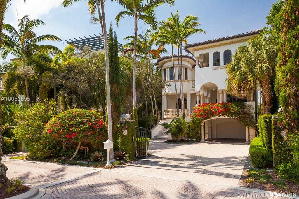 Own one of the 11 exclusive estates in Hughes Cove, one of Coconut Groves finest enclaves. This enchanting home is filled with natural light & gorgeous views of the private park & Biscayne Bay, especially from the master & rooftop terrace. The gourmet kitchen, library, guest house, his & her master baths, gym, playrooms, elevator, summer kitchen, gorgeous pool & garden all converge into a most memorable home. This private, special retreat offers 24 hr security & a short walk to the Village.