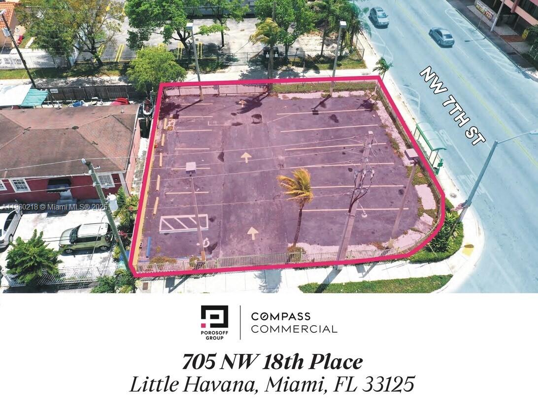 Prime development opportunity in the heart of Little Havana. This 7,024 SF lot at 705 NW 18th Pl is zoned T6-8-O, allowing up to 24 residential units by right, with flexibility for commercial uses such as parking, storage, or mixed-use development. Located just one block from LoanDepot Park (Marlins Stadium), the site offers strong visibility and accessibility in a rapidly transforming area.
The property also qualifies under Florida’s Live Local Act, enabling developers to maximize density, height, and use incentives when incorporating affordable or workforce housing. This legislation provides an added advantage for investors looking to build higher and denser in infill urban corridors like Little Havana.