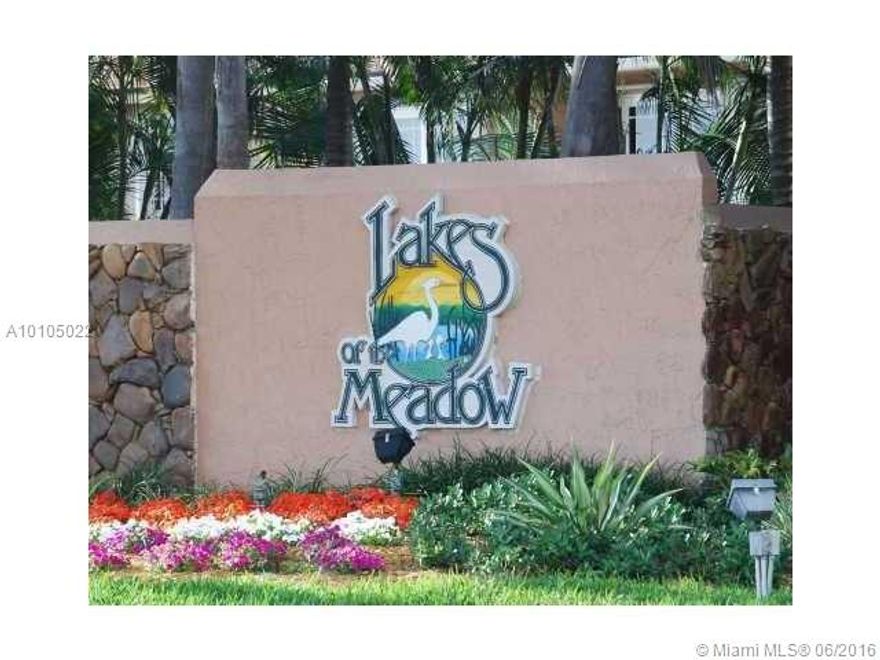 Beautiful town home in Lakes of the Meadow, quiet neighborhood with great schools. This unit is on a first floor, no second floor, updated bathrooms and kitchen, tile throughout entire unit, open patio.