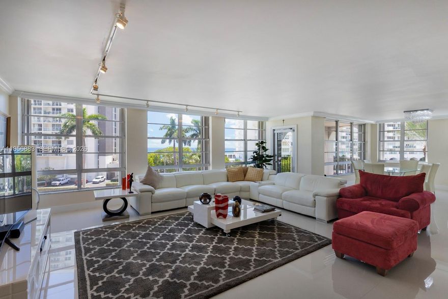 Live the Miami Beach lifestyle in this beautifully updated 2,210 sqft condo with direct ocean views. This bright and relaxing space has been completely renovated, showcasing large windows that flood the unit with natural light and a spacious balcony perfect for soaking in panoramic views of the Atlantic. A full-service building offering an array of high-end amenities, including valet parking, marina dock, heated pool, fitness center, BBQ area, billiard room, and 24-hour front desk service. You're just a few steps from the pristine sands of Miami Beach, with everything you need for the ultimate coastal living experience. Whether you're looking for a permanent home or a getaway, this condo offers the perfect balance of comfort, style, and convenience in one of Miami's most coveted locations.
