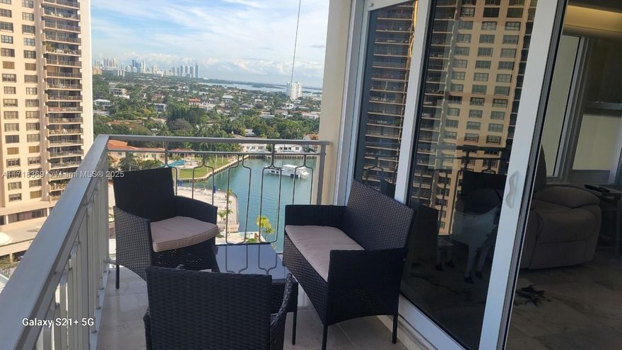 Amazing views from this gorgeous, completely remodeled, 1 bedroom 1.5 bath. Travertine marble floors, new kitchen cabinets with granite counter tops, brand new bathrooms with granite countertops. This is a turn key apt ready to move in, internet, basic cable, water, garbage, parking and 24 hours security included in your maintenance, excellent complex with new management in the condo office. Owner paying new special assessment in full.