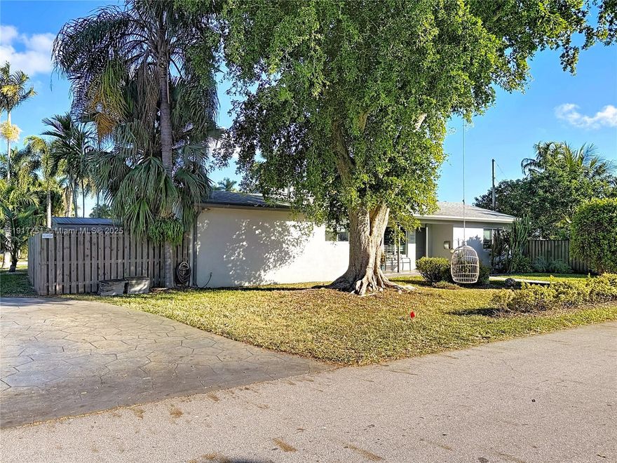 Beautiful and well-maintained 3-bedroom single-family home offering a perfect blend of comfort and outdoor living. Features include a spacious garden, inviting outdoor entertainment areas, and a private pool ideal for family enjoyment or hosting guests. Impact windows and doors 2019. High efficiency A/C 2021. Salt water heated pool 2022. New kitchen and appliances 2019.